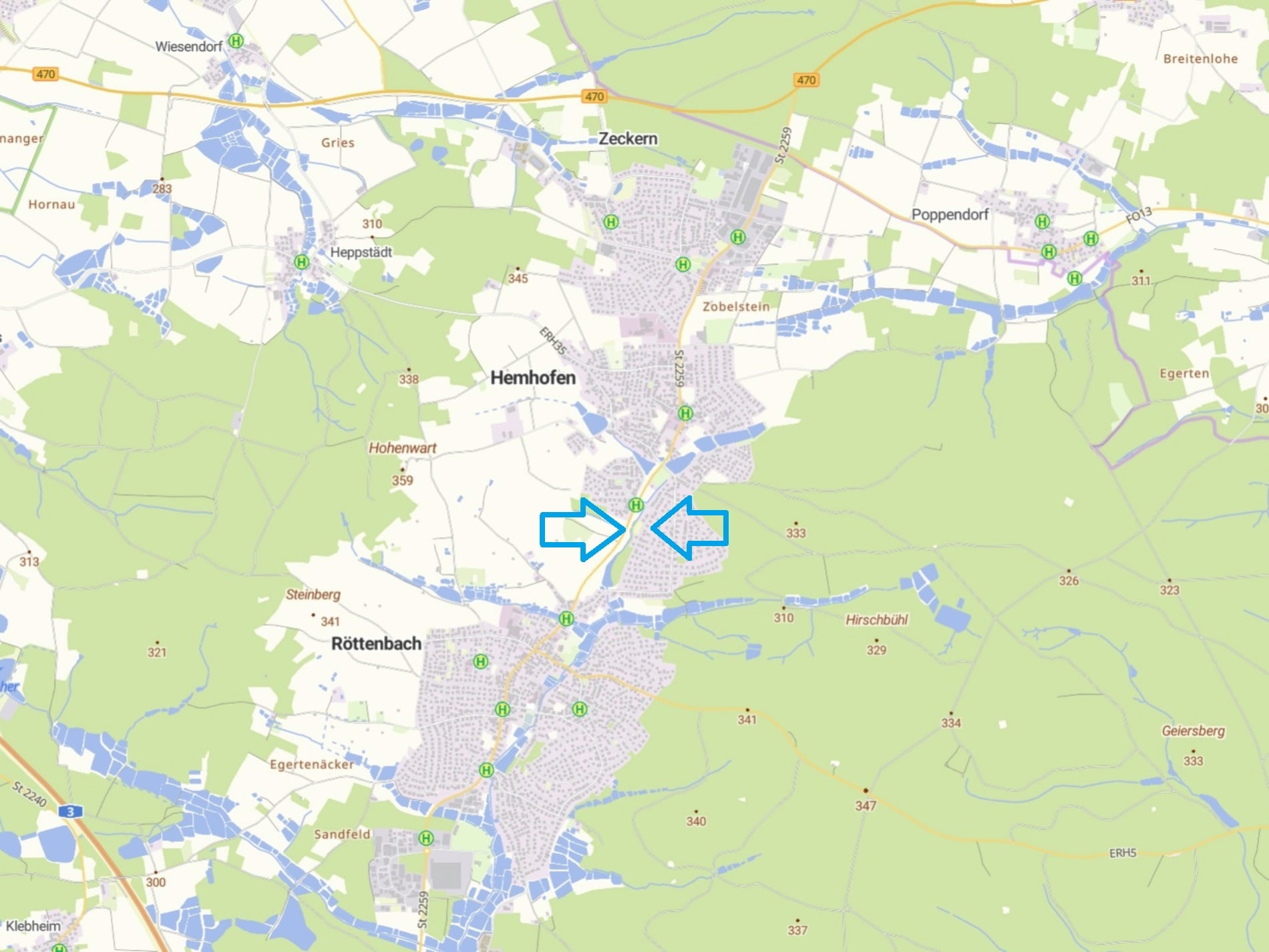 3 erschlossene Baugrundstücke mit Fernblick, Hanglage und Bauvorbescheid für Mehrfamilienhäuser