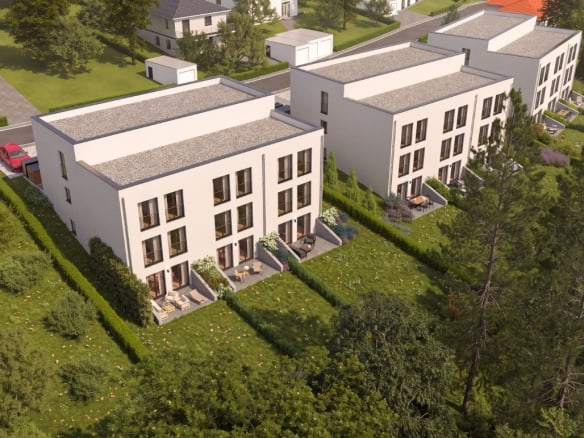Baugrundstücke in Bestlage, Bauvorbescheid für 3 MFHs mit 18 Wohnungen für 1523qm Wohnfläche