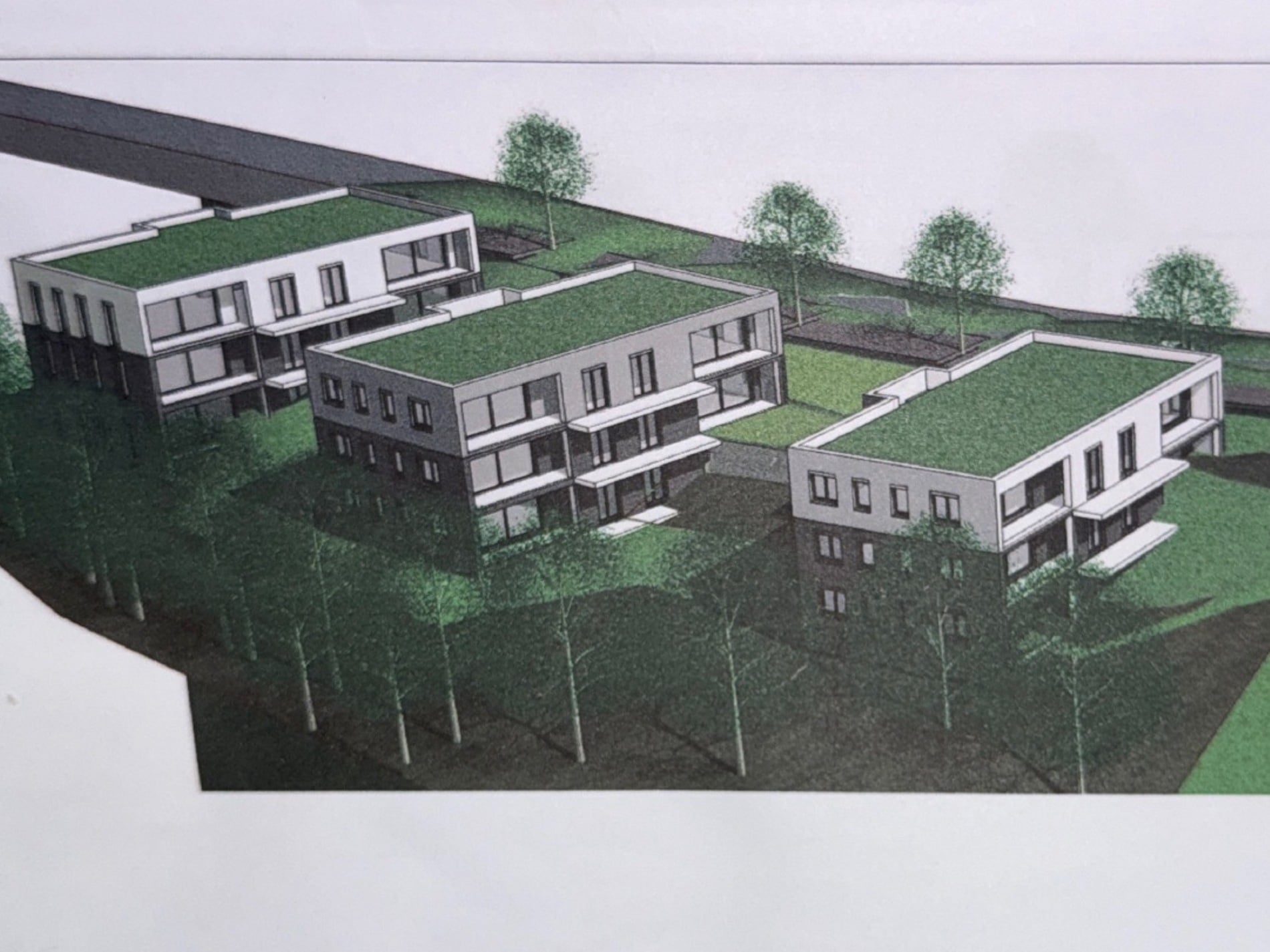 Baugrundstücke in Bestlage, Bauvorbescheid für 3 MFHs mit 18 Wohnungen für 1523qm Wohnfläche